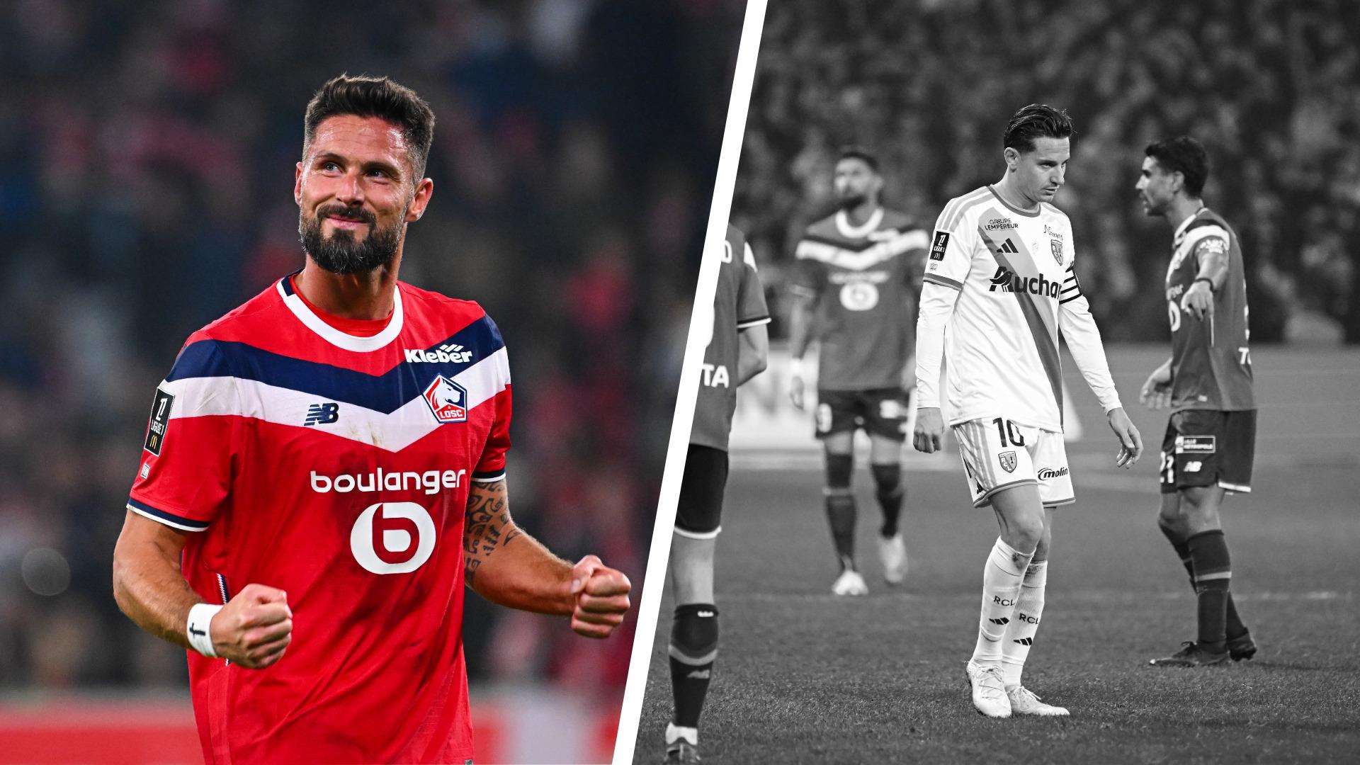 Lille-Lens : Giroud de secours, Mbappé en feu, Thauvin s’éteint… Les tops et flops du derby du Nord