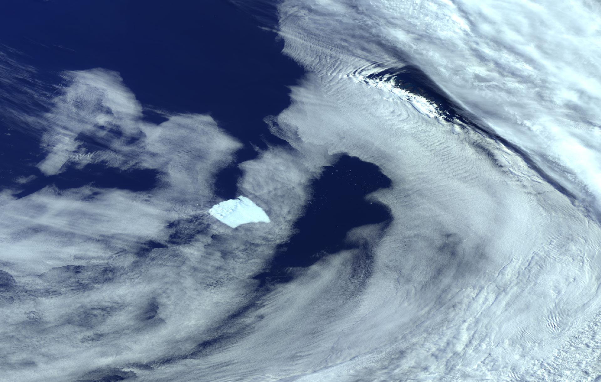 Le plus grand iceberg du monde se fracture et menace un territoire britannique