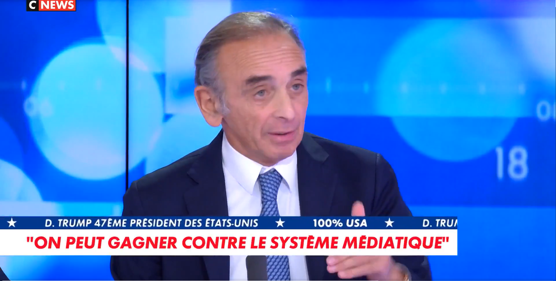 Élection de Donald Trump : «On n’est jamais mort en politique», ironise Éric Zemmour