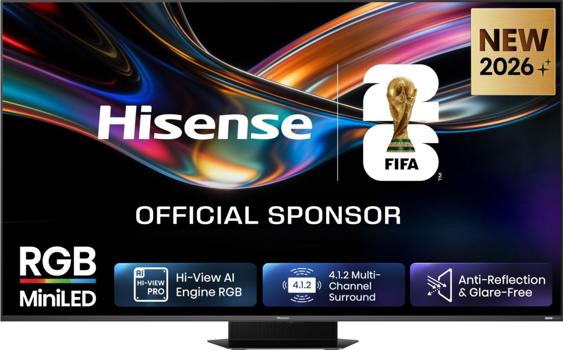 Hisense 65UR9S à 1 699 euros avec le code UR9S300 : la première TV RGB MiniLED du marché avec 3 500 nits, 100 % du BT.2020 et son Devialet intégré