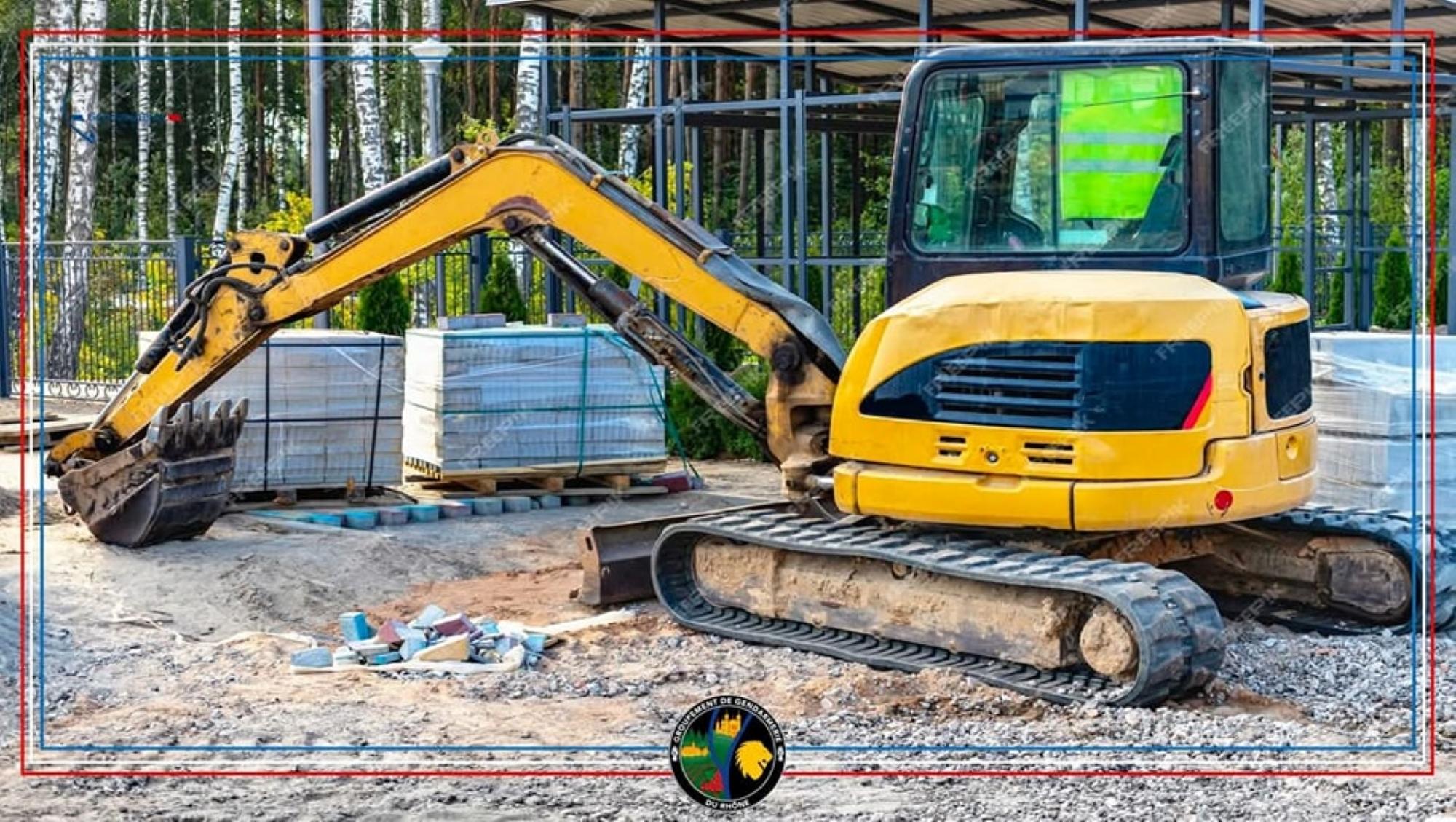 Un gang de voleurs de mini-pelles de chantier interpellé près de Lyon