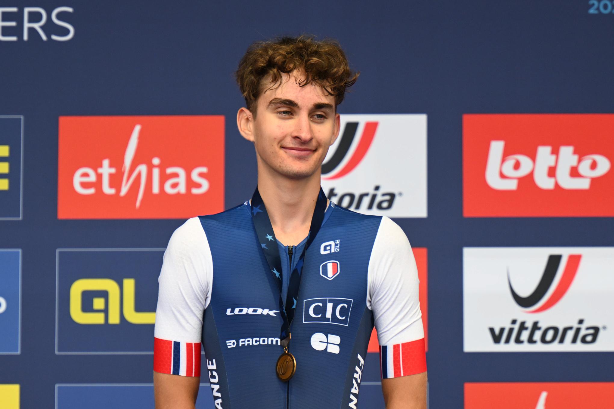 Cyclisme : À 19 Ans, L’exploit Du Français Paul Seixas En Bronze Aux Championnats D’europe Derrière Pogacar Et Evenepoel