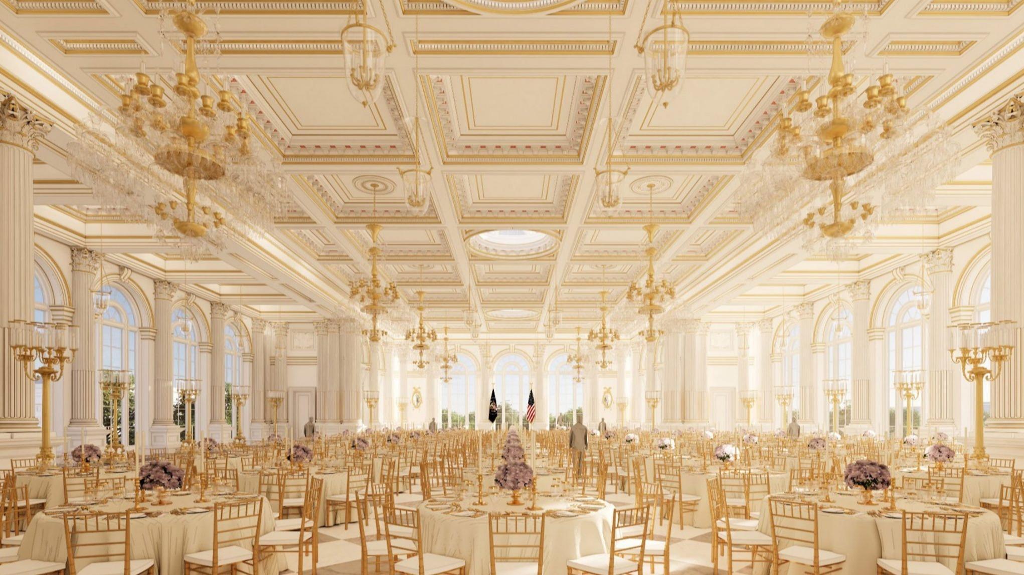 Mar-a-Lago bis, miroirs rococo, télécommande plaquée or... Comment Donald Trump façonne une Maison-Blanche bling-bling