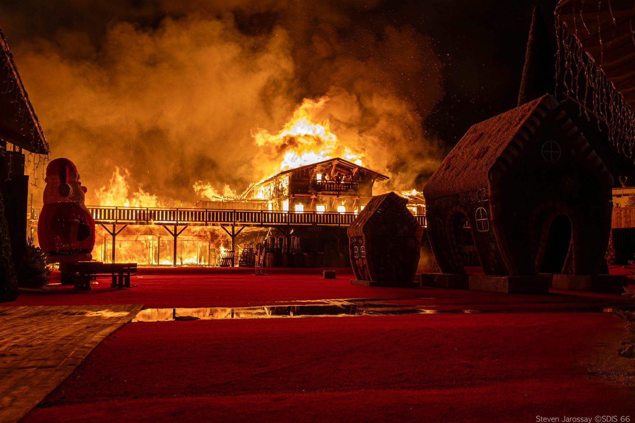 Le célèbre marché de Noël du Barcarès dans les Pyrénées-Orientales ravagé par un incendie