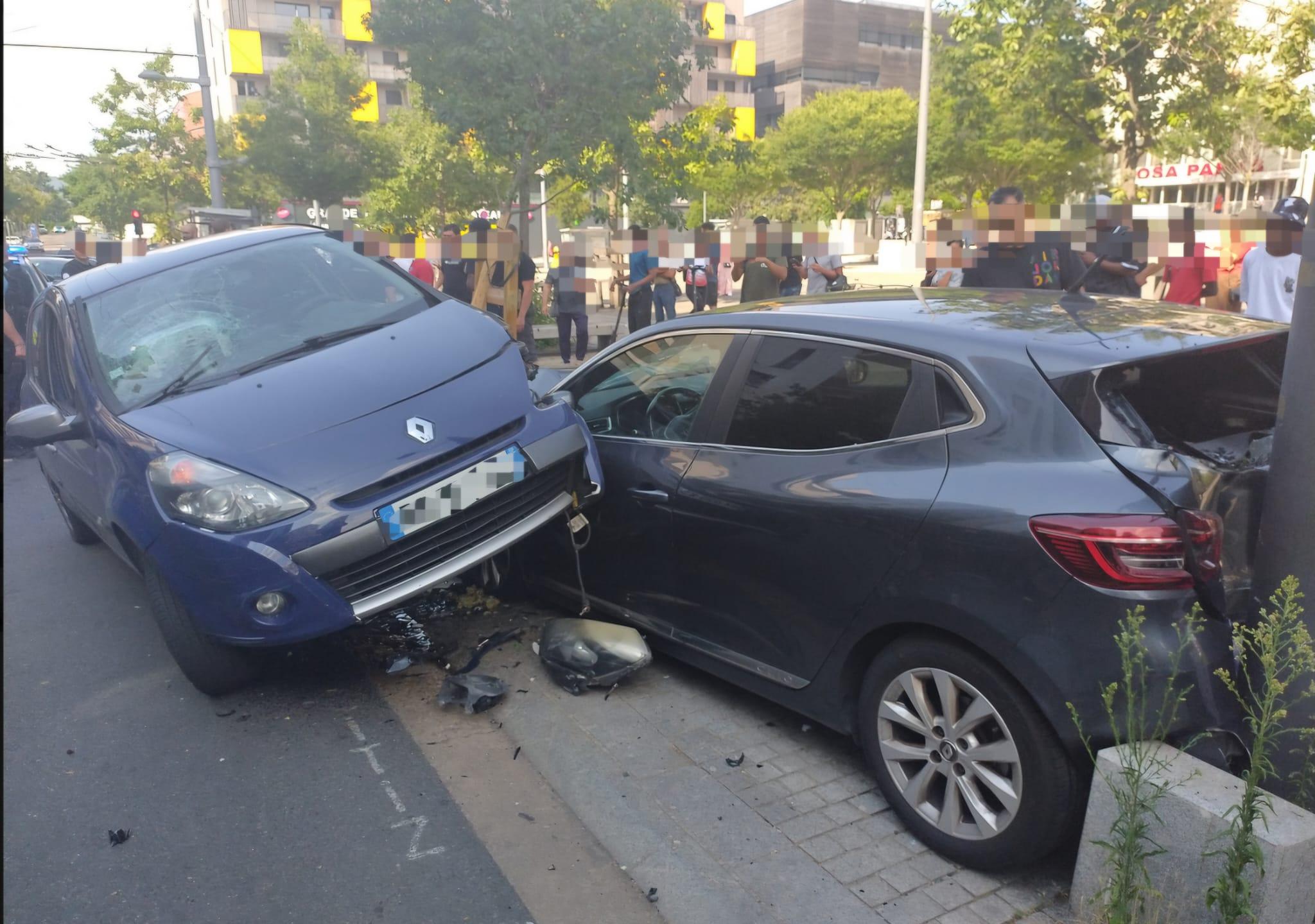 Lyon : après une course-poursuite et un accident, un chauffard sous stupéfiant arrêté à La Duchère