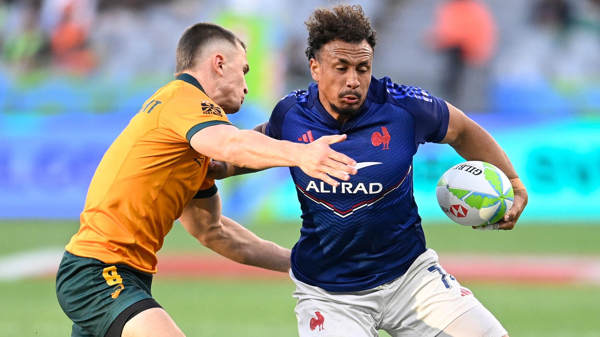 Rugby à 7 : les Bleus se hissent en demi-finale de l’étape du circuit mondial au Cap