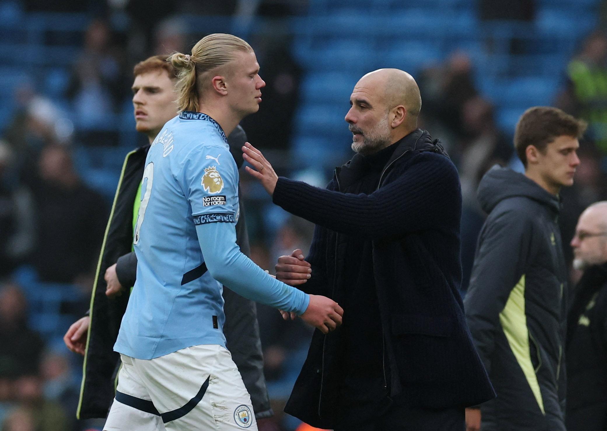 Premier League : «Beaucoup d’émotions», quand Pep Guardiola annonce la naissance d’un enfant pour Erling Haaland