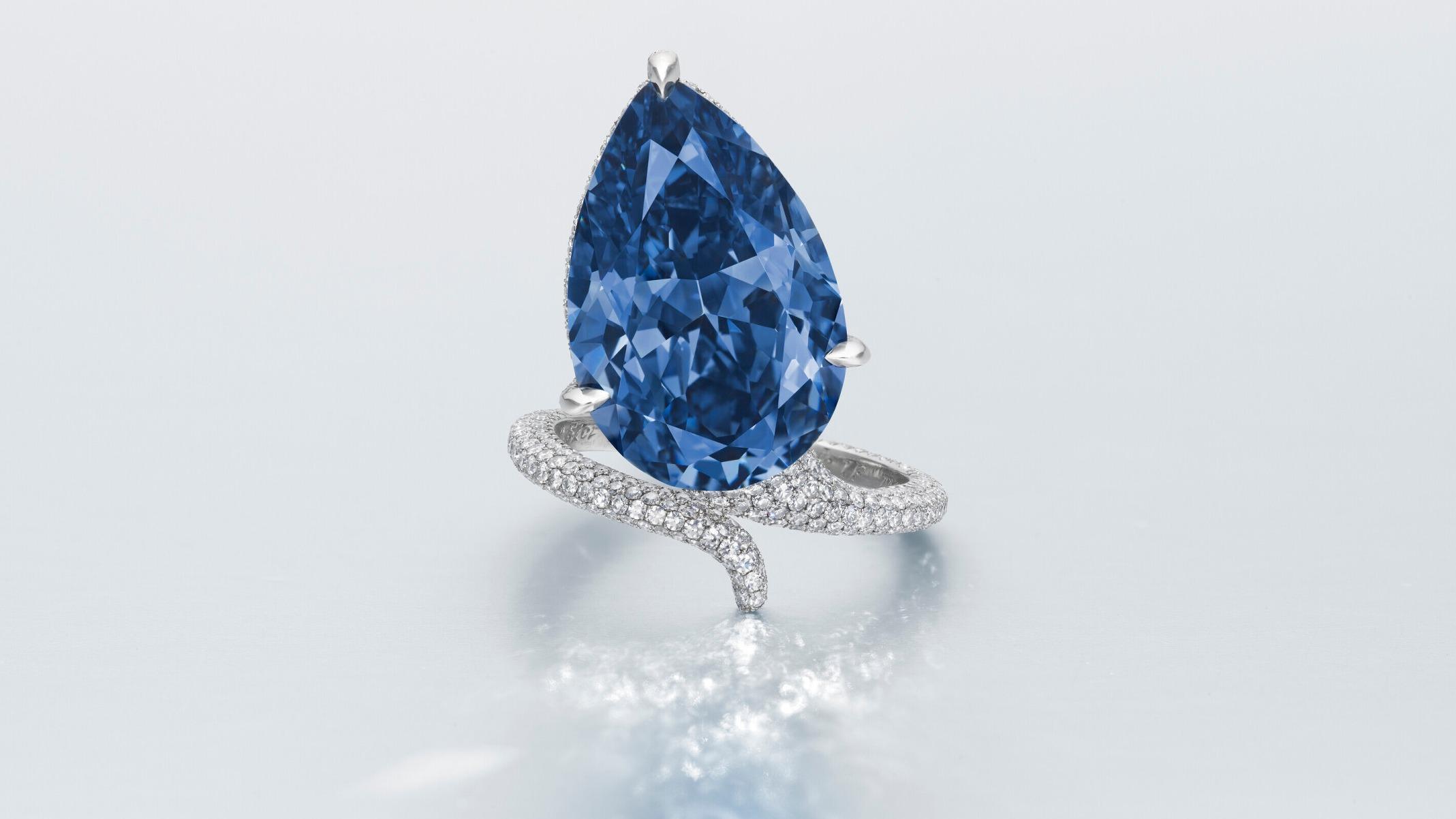 Un diamant extrêmement rare, un prix stratosphérique : l’exceptionnel «Mellon blue» est à vendre