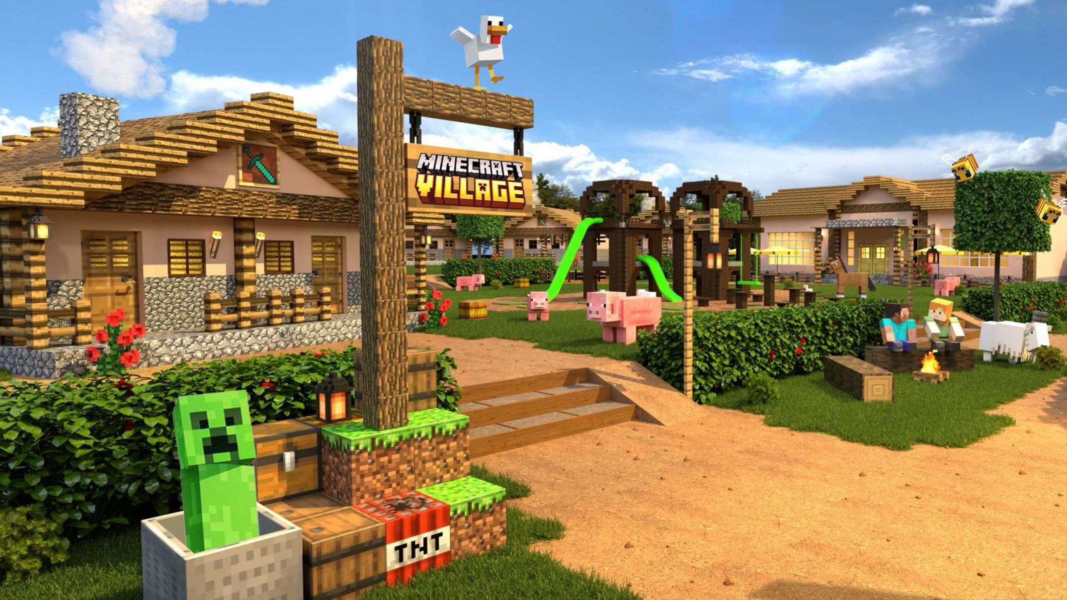 Le jeu vidéo Minecraft bientôt décliné dans des parcs d’attractions