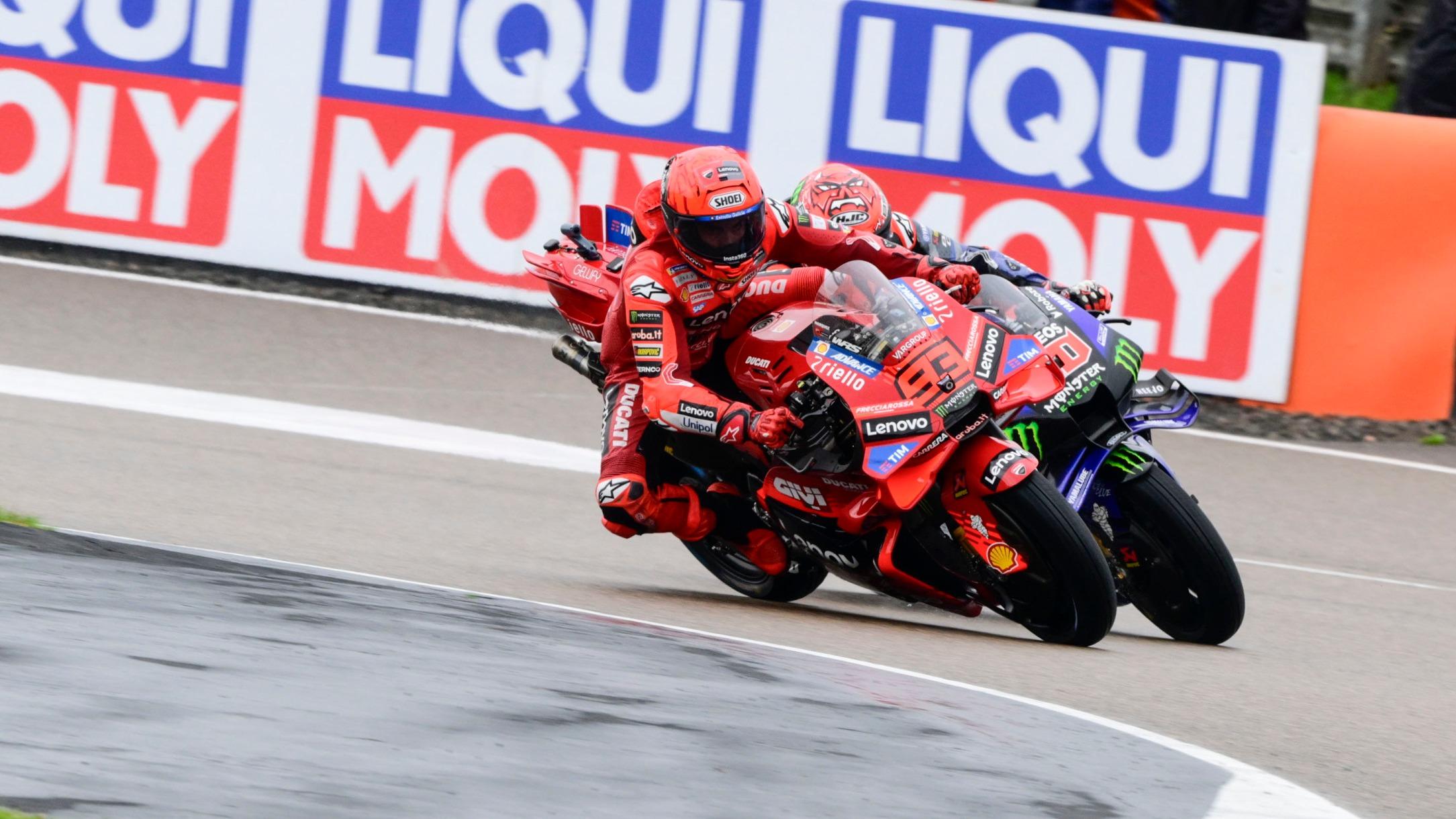 MotoGP : Marc Marquez arrache la victoire sur le sprint en Allemagne, Quartararo troisième