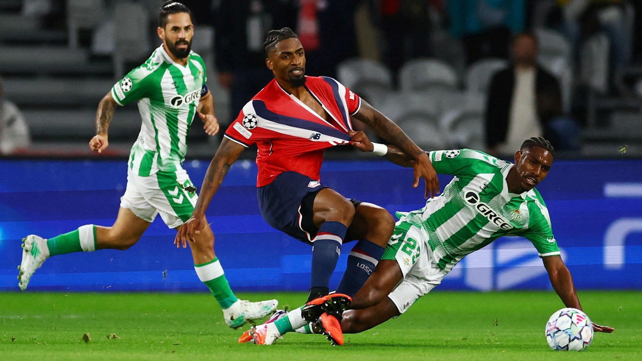 Ligue des champions : la (très) mauvaise opération pour Lille, renversé par le Betis Séville