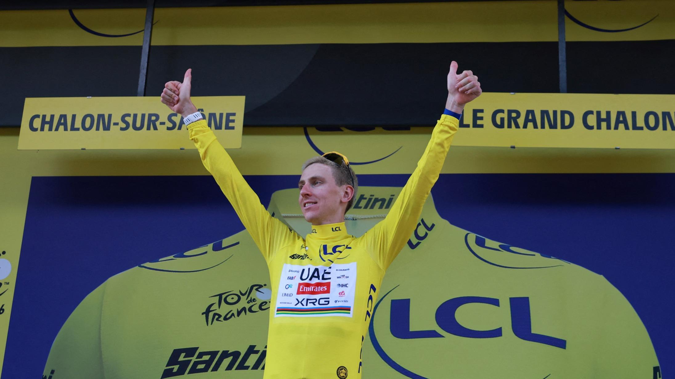 Tour de France : Pogacar reste en jaune malgré la chute dans le final, la bataille pour le podium continue... Le classement général après la 12e étape