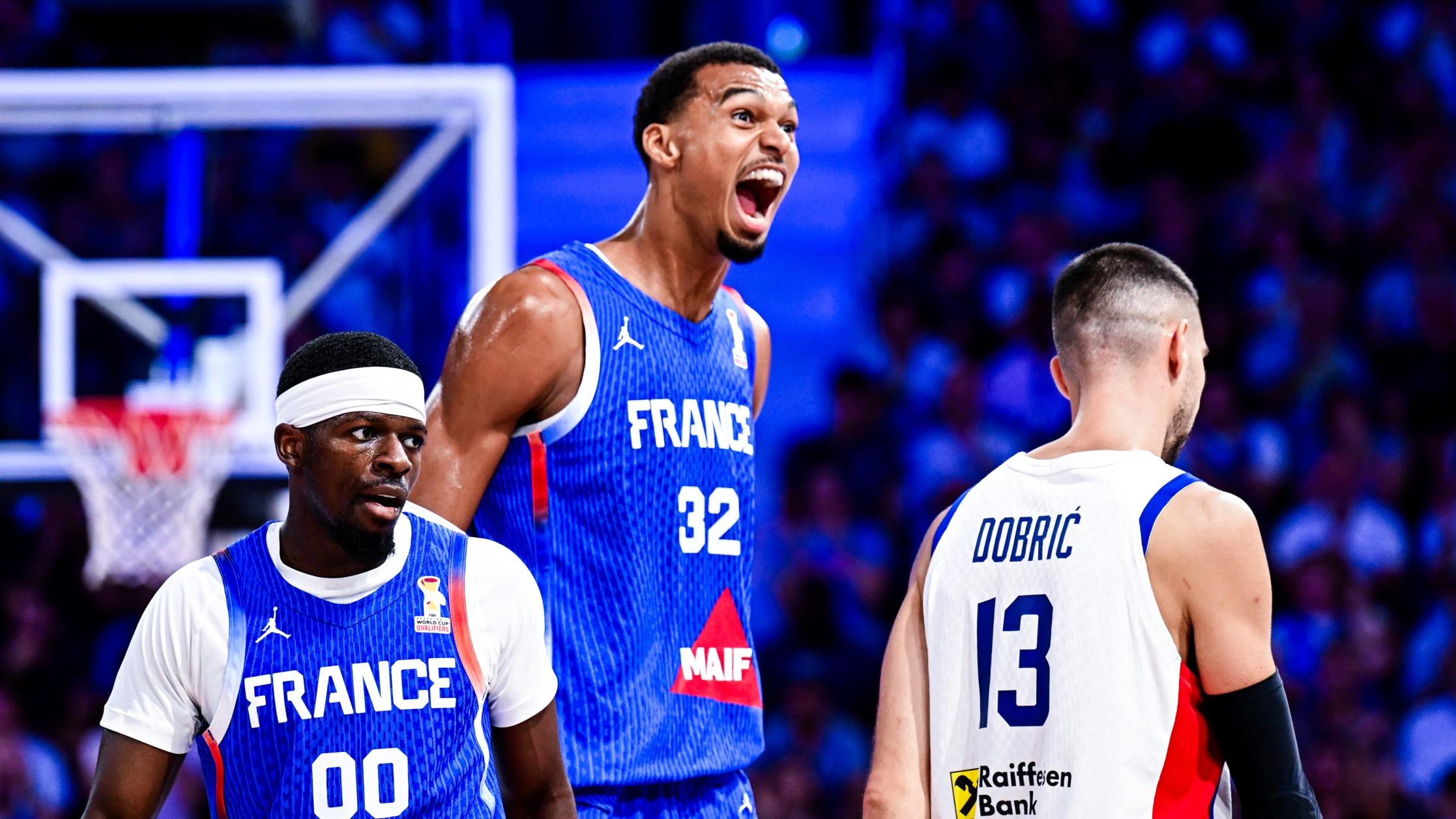 EN DIRECT - France-Serbie : les Bleus de Wembanyama maîtrisent leur sujet malgré un grandiose Jokic