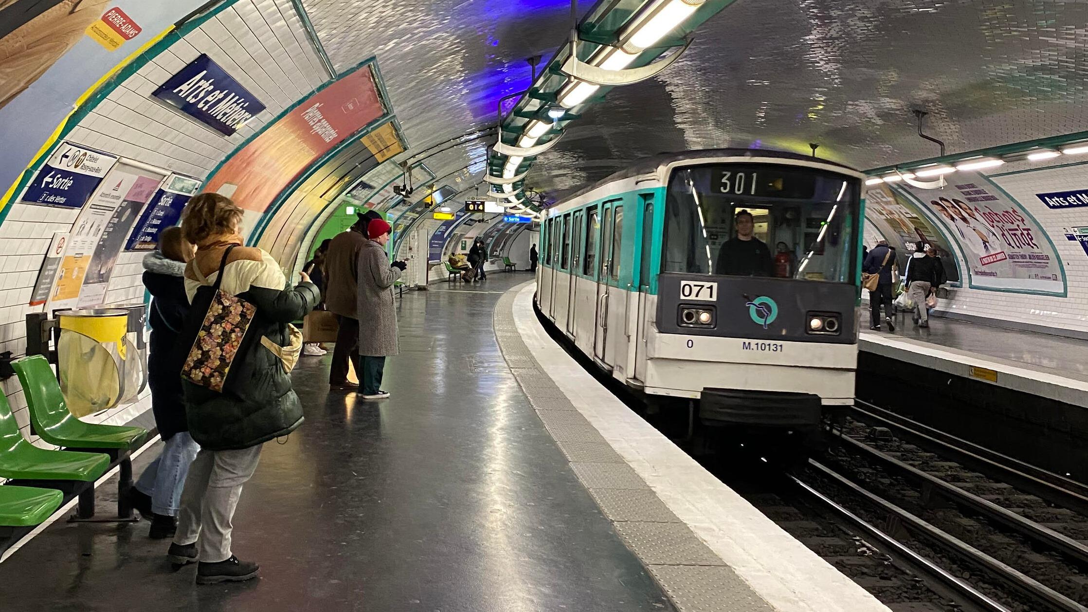 La ligne 3 du métro de Paris en partie fermée pour un mois à partir de ce mercredi