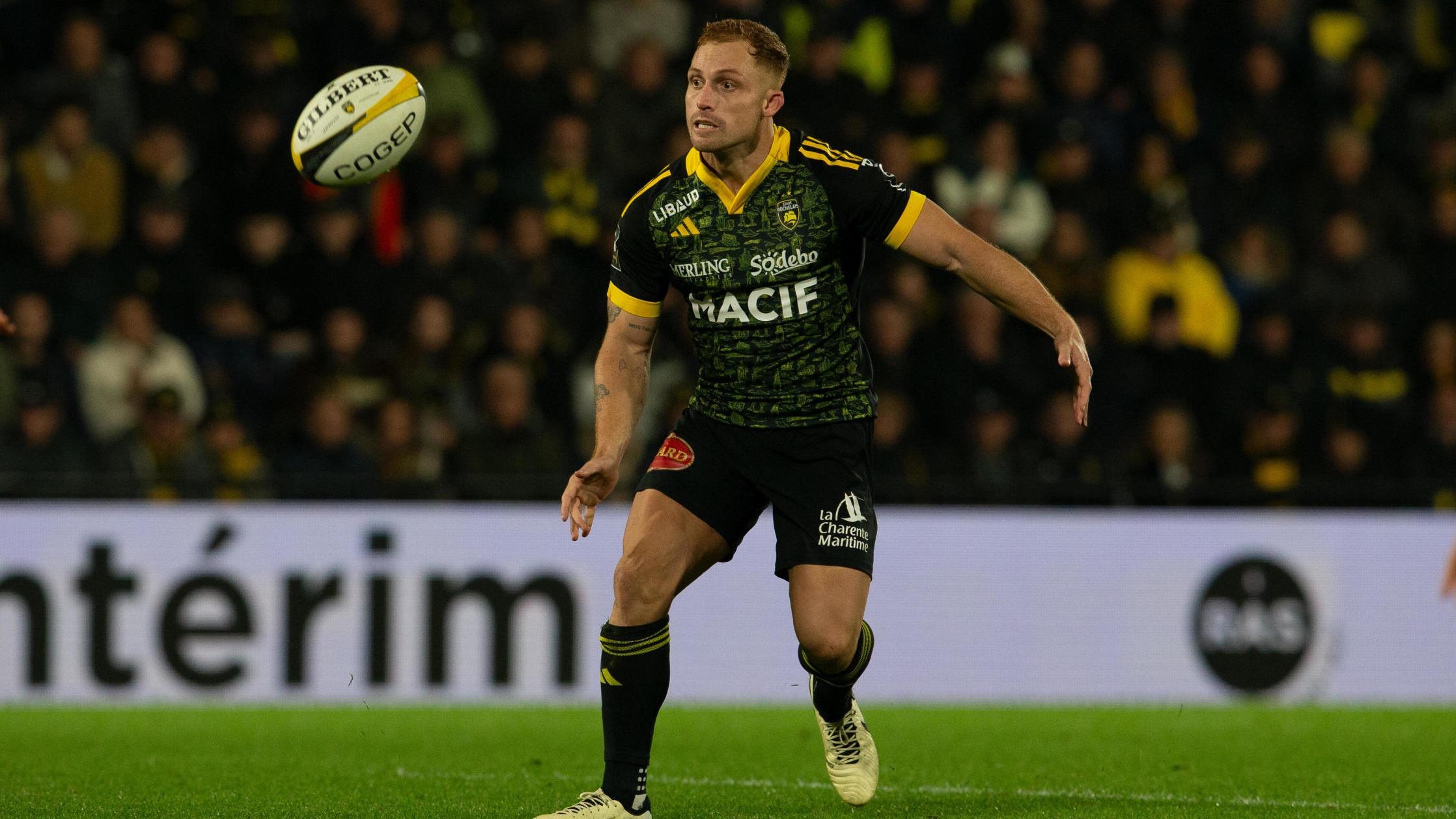 Top 14 : le Stade Rochelais avec une charnière Berjon-West contre Clermont