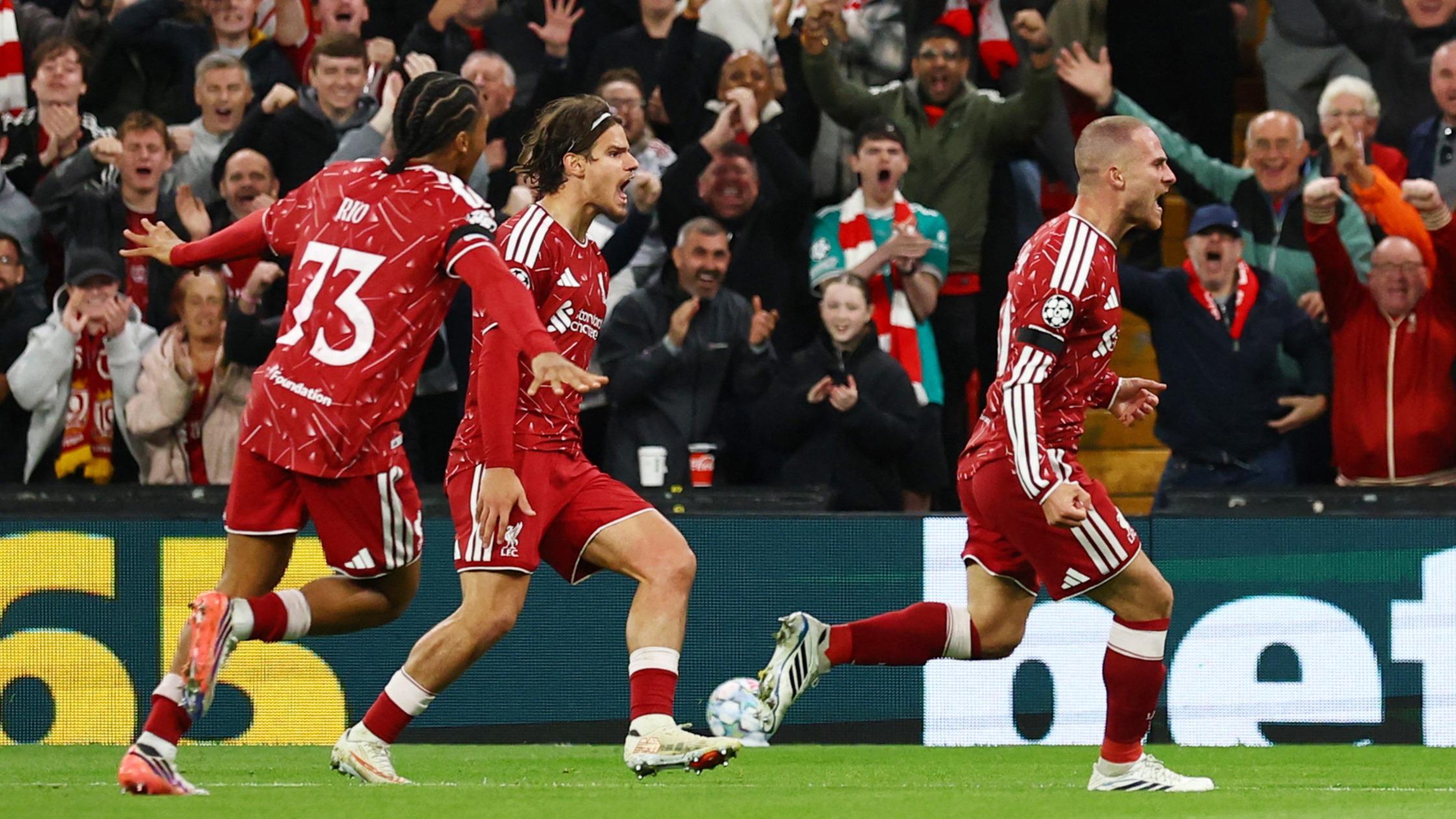 Ligue des champions : Liverpool renverse l’Atlético, Arsenal domine Naples, le Sporting débute bien
