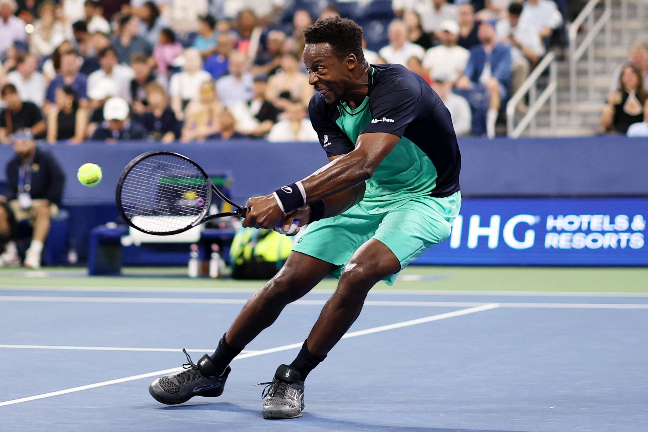 US Open : en vidéo, le point complètement fou de Gaël Monfils pour ses 40 ans
