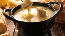 Fondue au gruyère et au vacherin