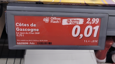 Une bouteille de vin vendue à 1 centime d’euro chez Lidl fait polémique