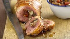 La recette du dimanche : un magret farci au jambon et champignons