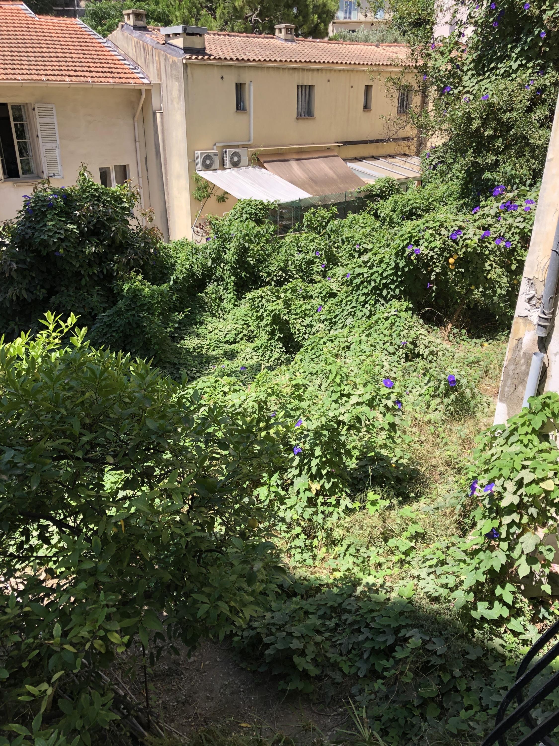 Vue des deux bâtiments voisins, objets d’un conflit sans fin.