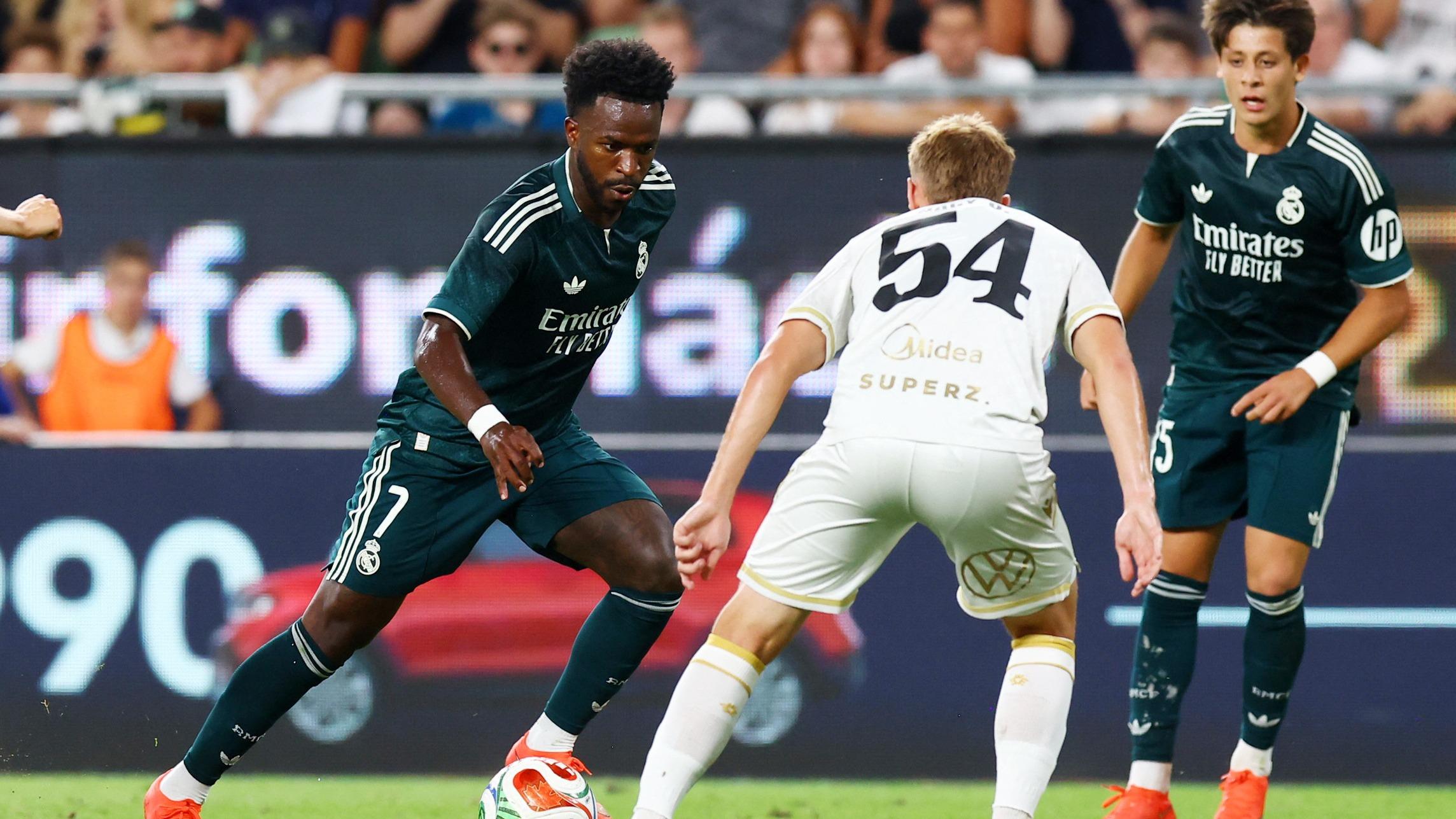 Foot : sans Mbappé, le Real Madrid s’impose difficilement en amical