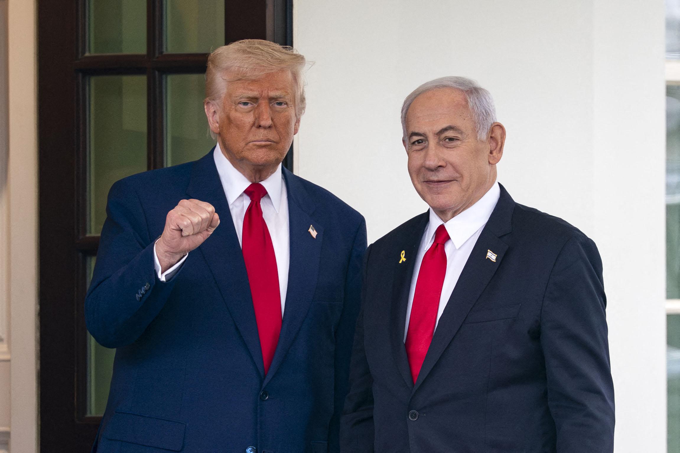 Les pays arabes poussent Donald Trump à freiner Benyamin Netanyahou