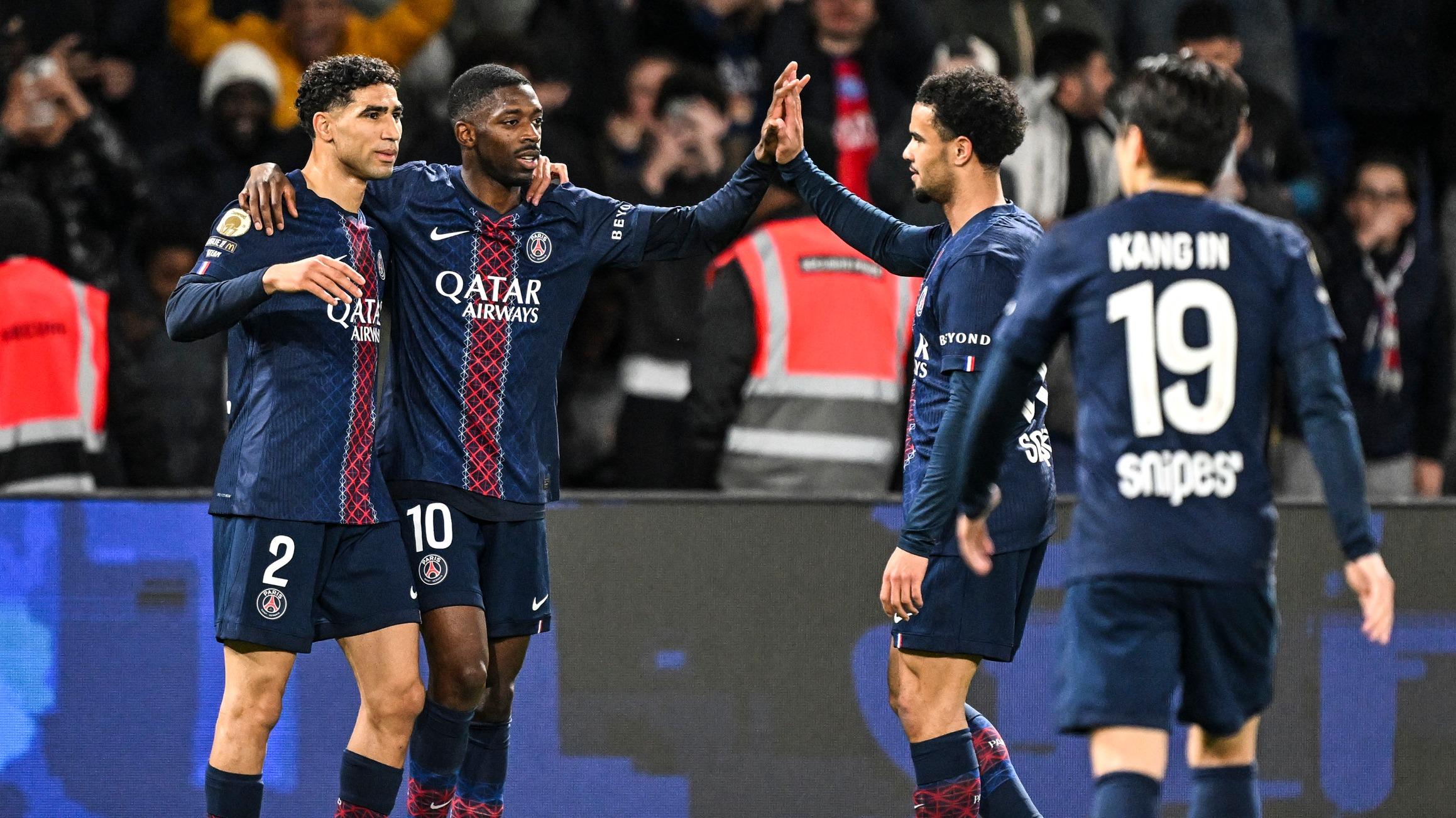 Ligue 1 : Dembélé voit double et le PSG fait le boulot avant Liverpool