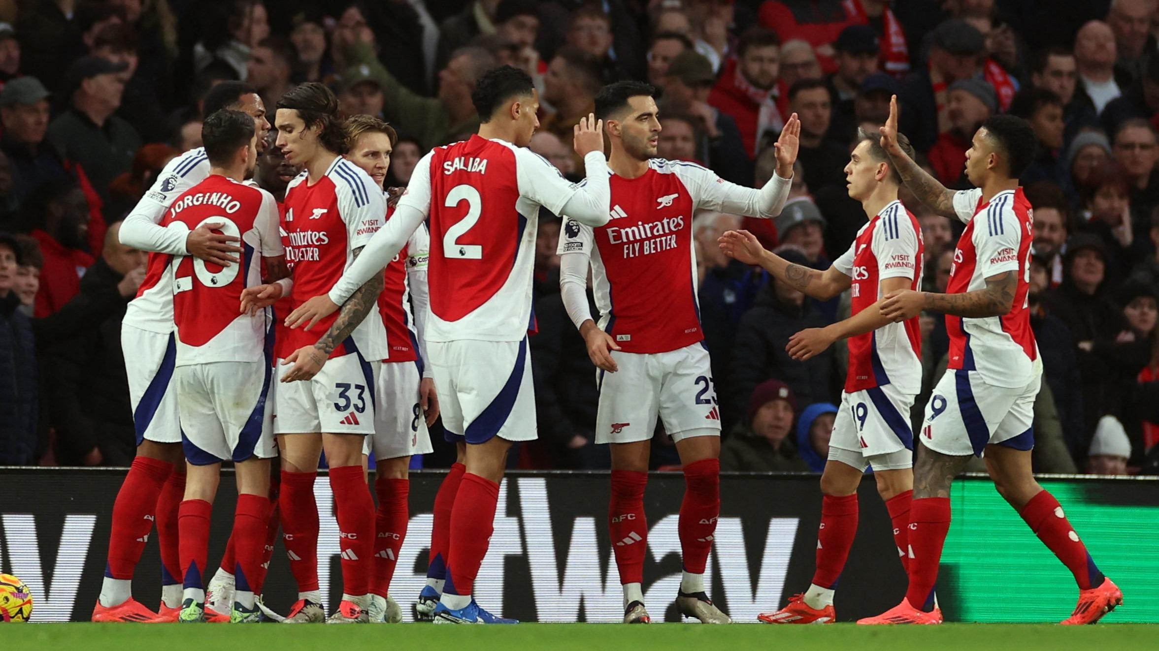 Premier League : Arsenal retrouve la victoire en surclassant Nottingham