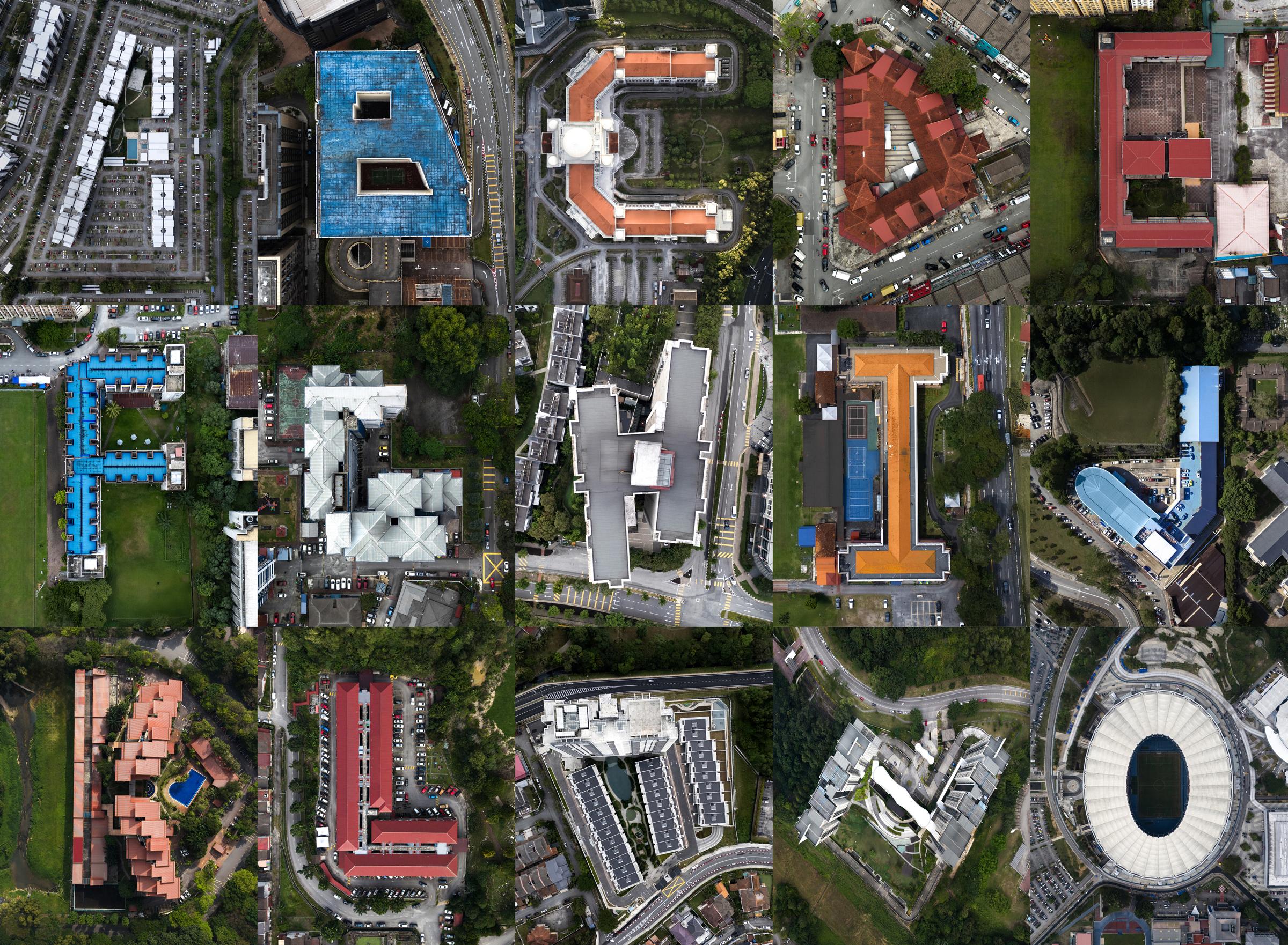 Vue d’une partie de l’alphabet repéré par le photographe installé en Singapour et Malaisie.