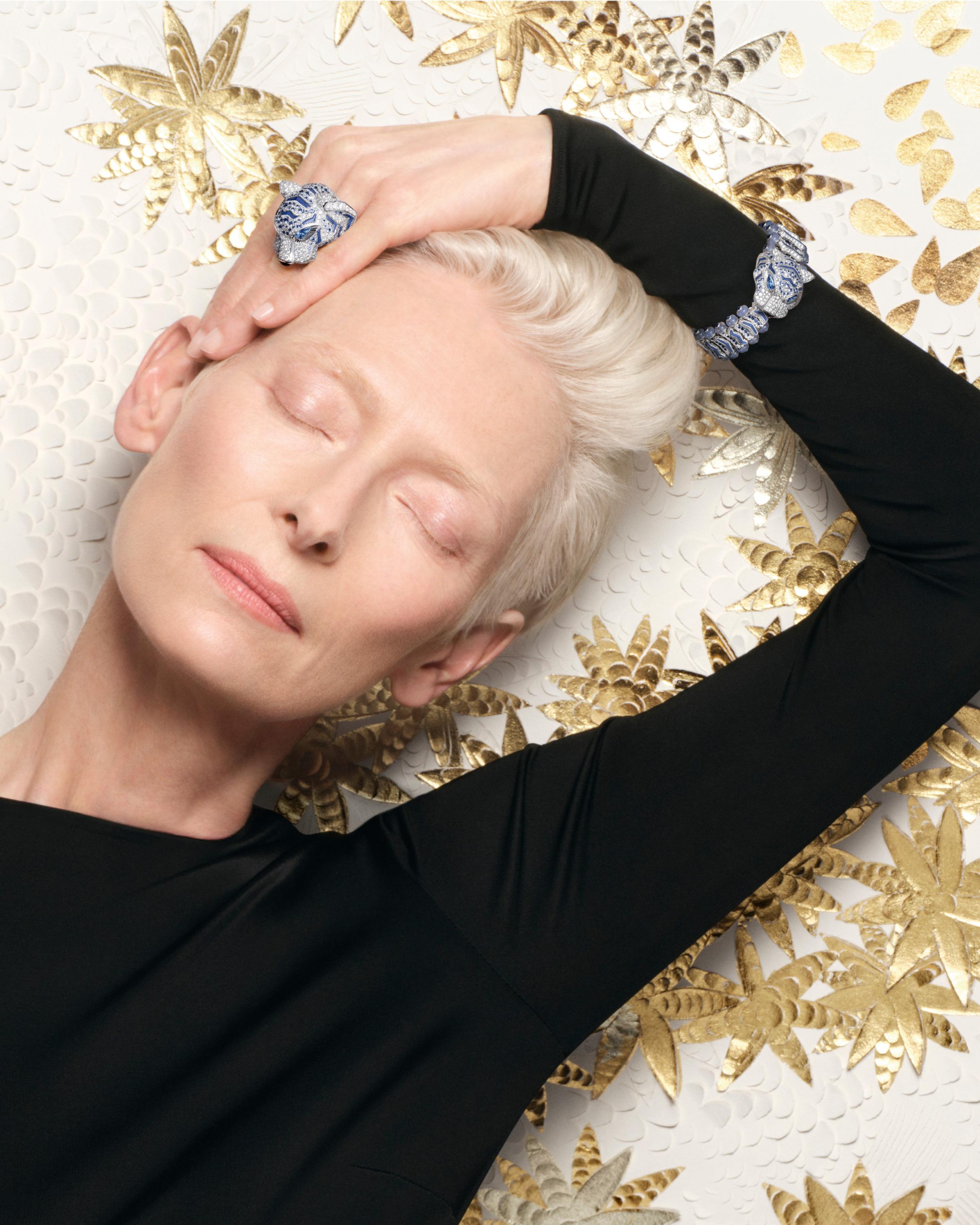 Le règne animal de Tilda Swinton chez Cartier