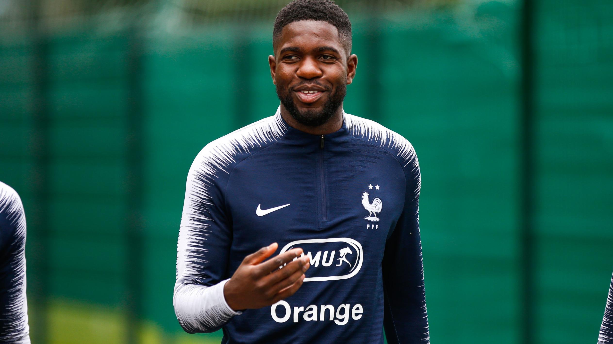Samuel Umtiti célébré avant France-Azerbaïdjan