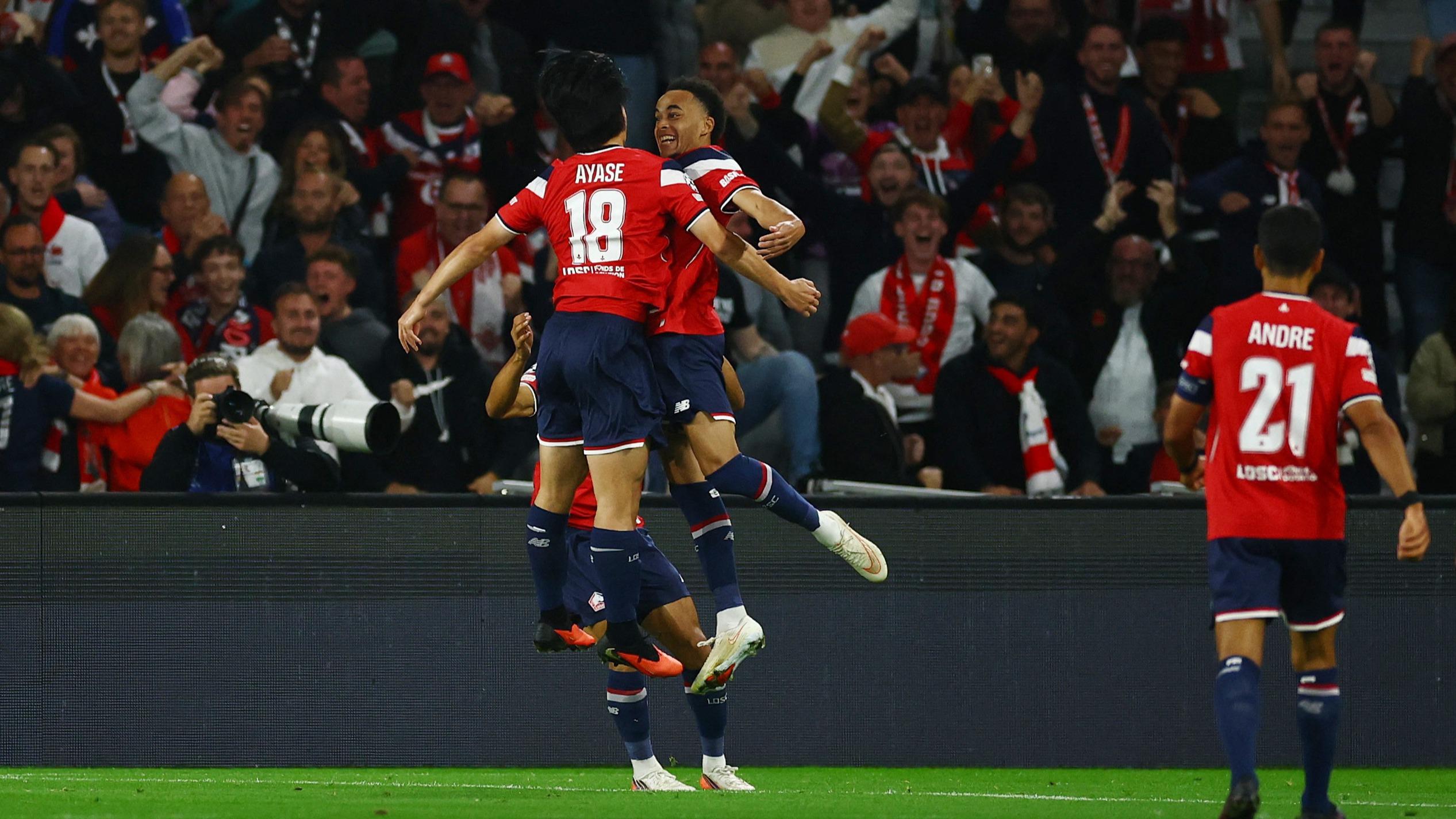 Lille-Betis : en vidéo, le service parfait d’Ethan Mbappé pour le but d’Ayase Ueda