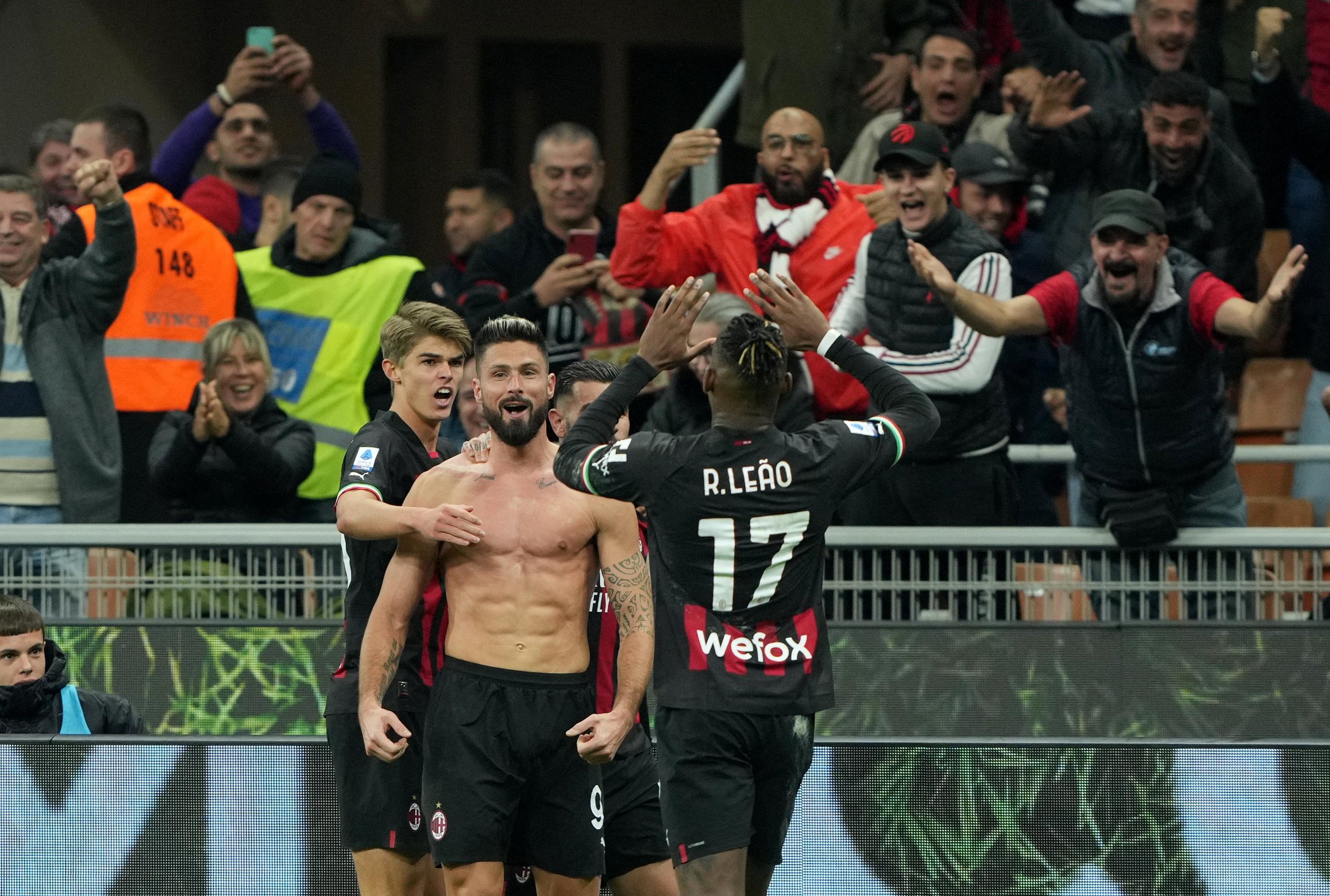 Serie A : en vidéo, le but Zlatanesque de Giroud qui sauve Milan contre la Spezia
