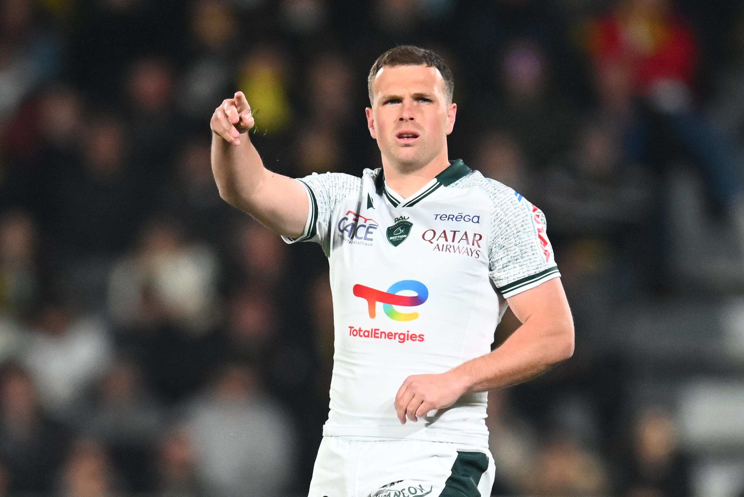 Top 14: Pau à Bayonne avec l'ouvreur Simmonds mais sans le capitaine Whitelock