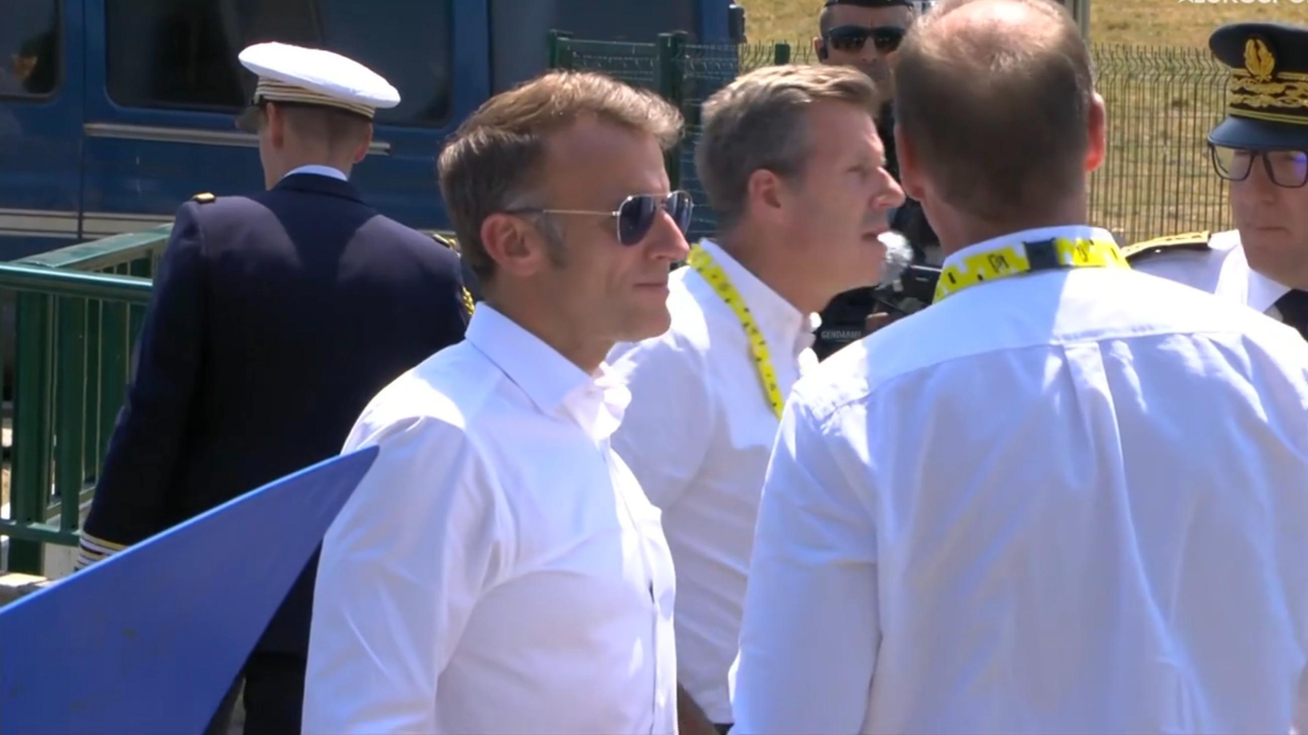 Tour de France : en vidéo, Emmanuel Macron présent sur la 6e étape ce jeudi
