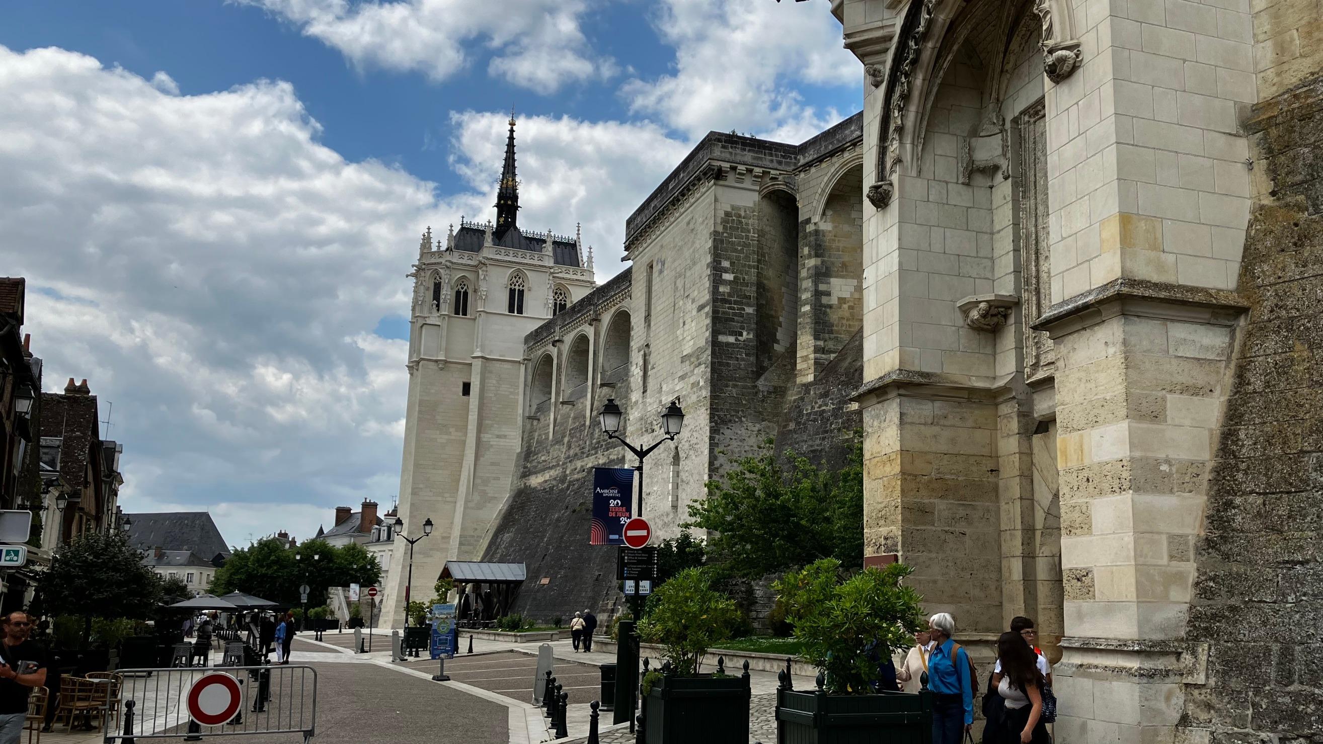 Une partie du rempart sud-est du château d’Amboise menace de s’effondrer