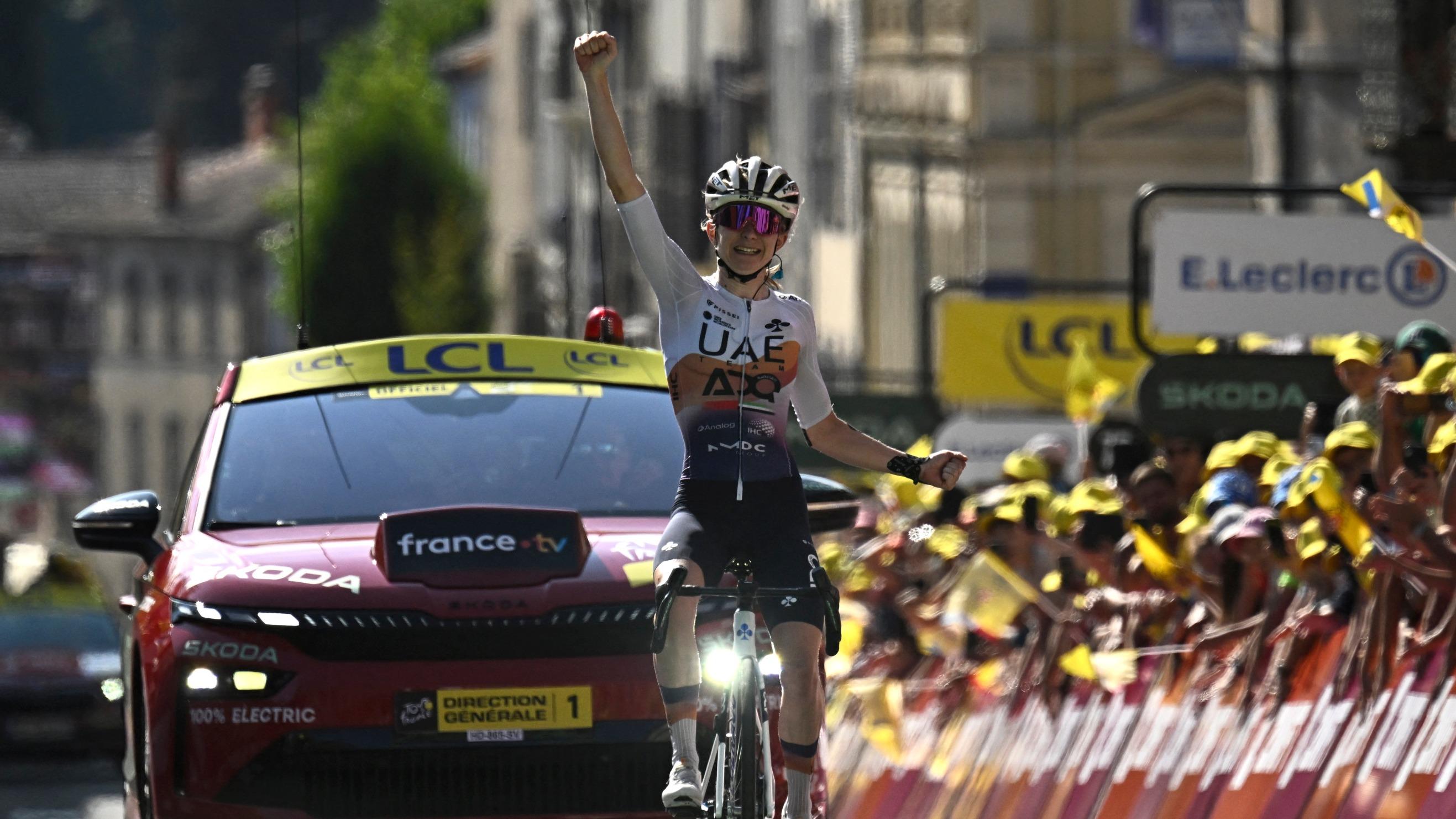 Maëva Squiban triomphe en solo au Tour de France femmes !