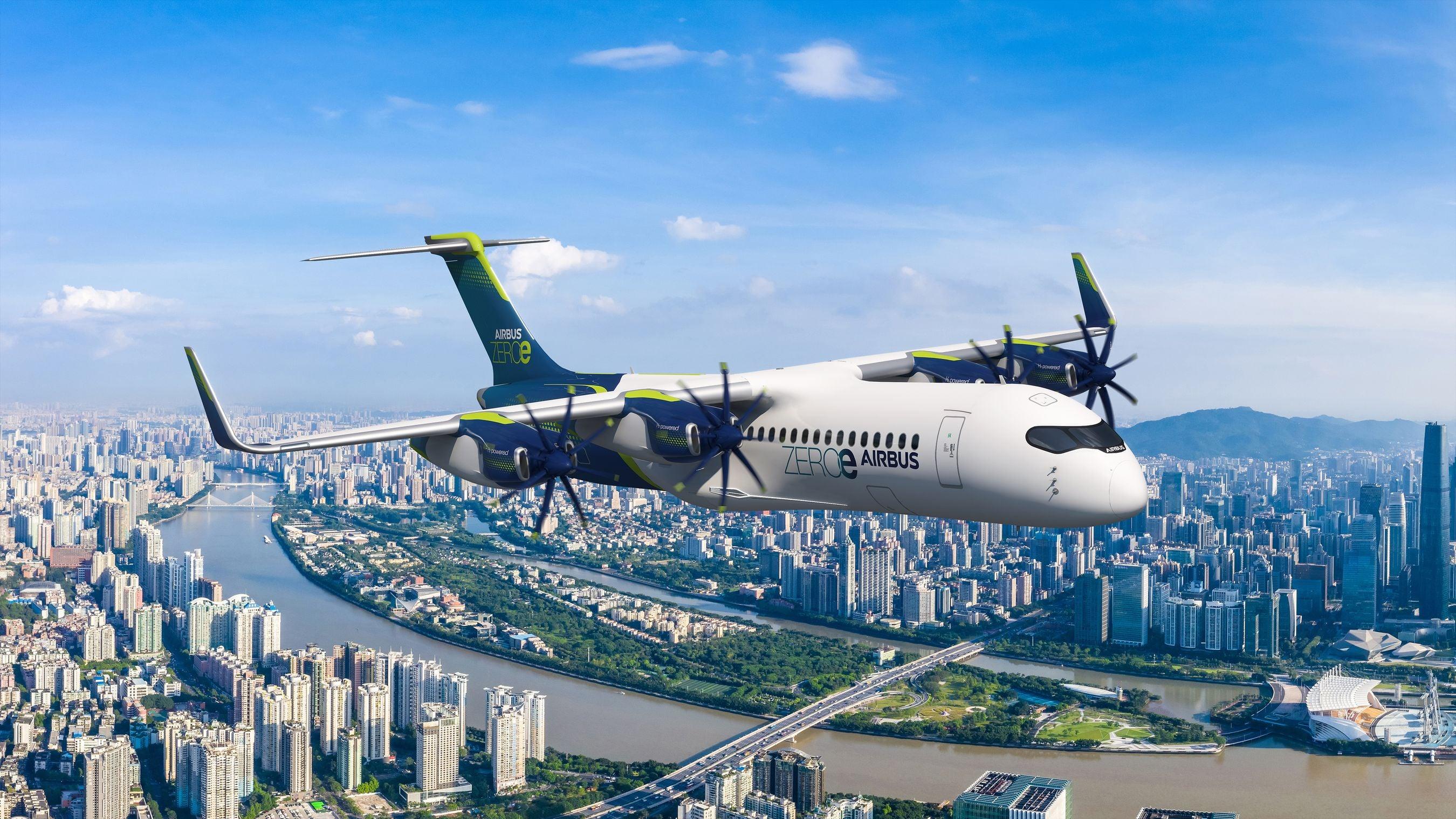 Airbus et l’allemand MTU s’allient pour motoriser un futur avion à hydrogène