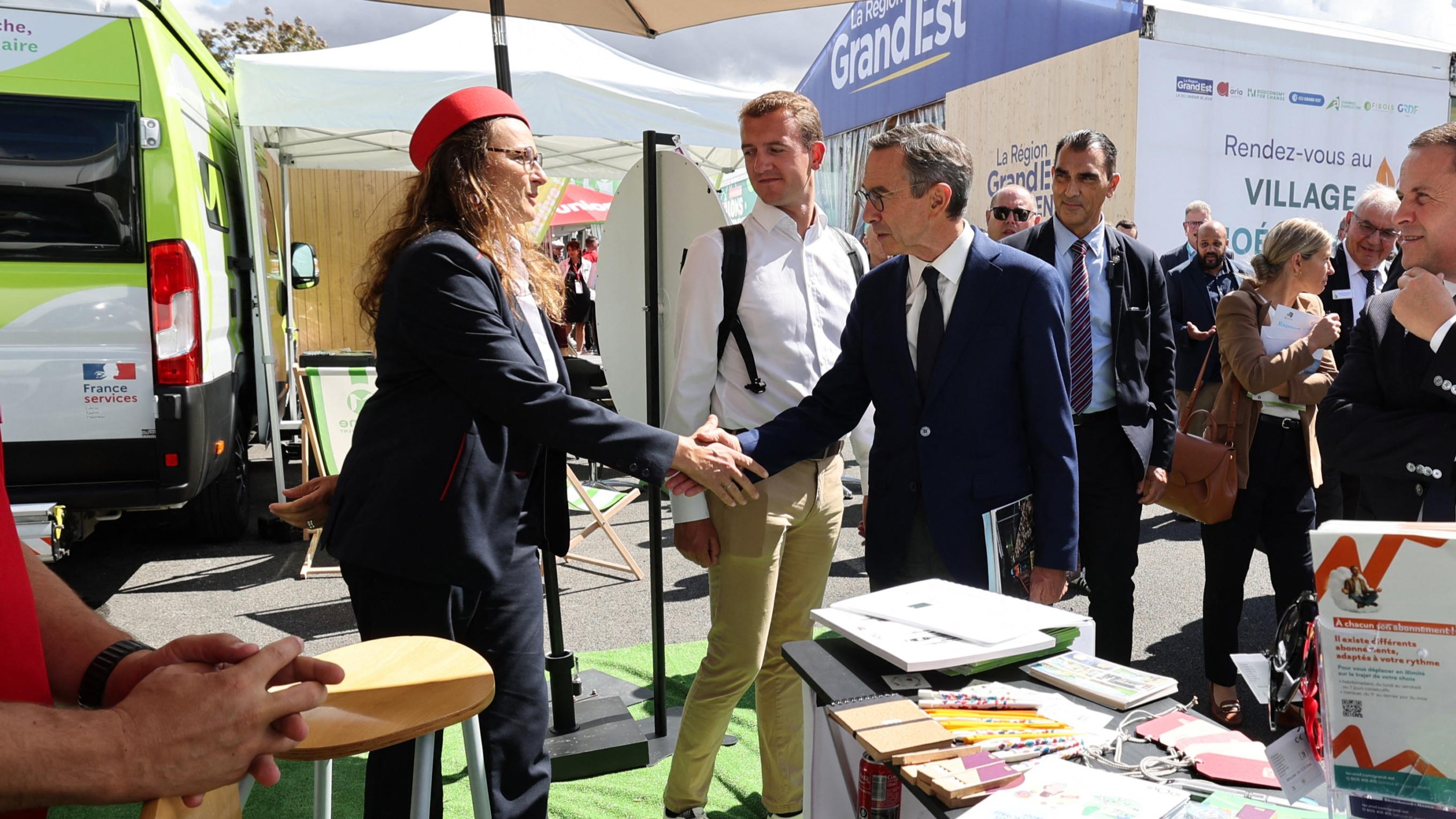 « Ma candidature est essentielle » : à la Foire de Châlons, Bruno Retailleau veut incarner la « rupture »