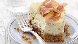 Cheesecake estragon et échalote