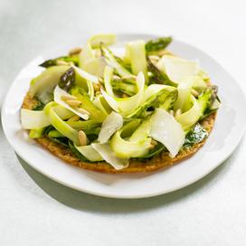 Tarte fine toute verte