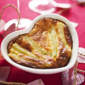Flan d'asperges et parmesan