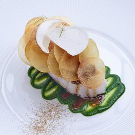 Cabillaud de Noirmoutier et condiment ciboulail