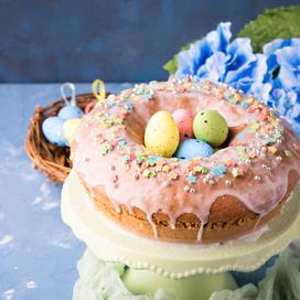 Gâteau façon "nid de Pâques gourmand"