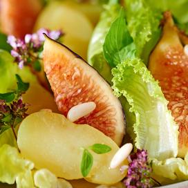 Salade d'automne aux figues