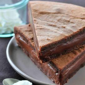 Fondant chocolat châtaigne et chantilly
