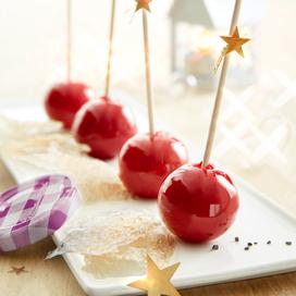 Sucettes sucrées-salées au foie gras et à la confiture de fruits