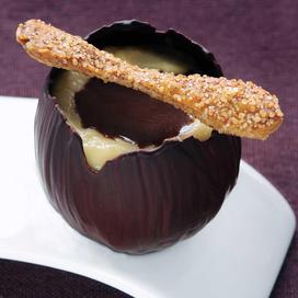 Coquille d'œuf en chocolat