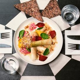 Poireaux vinaigrette du Café Pinson